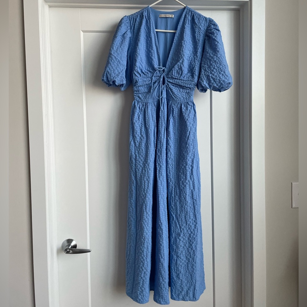Abercrombie & Fitch Blue Midi Dress